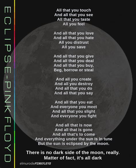 Lyrics for Eclipse by Pink Floyd .